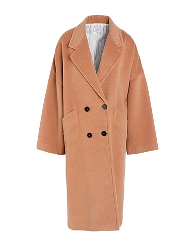 ALYSI Coat Camel 39% Alpaca wool, 38% Virgin Wool, 23% Polyamide