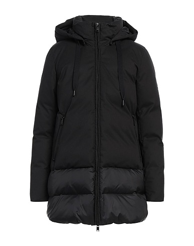 DEKKER Shell  jacket Black 100% Polyester, Polyamide