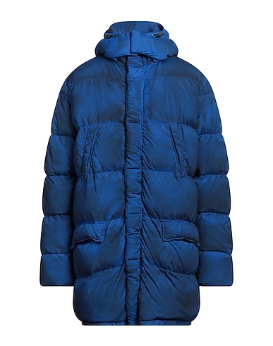 GRIFONI Shell jacket BLU 92% Polyamide, 8% Elastane