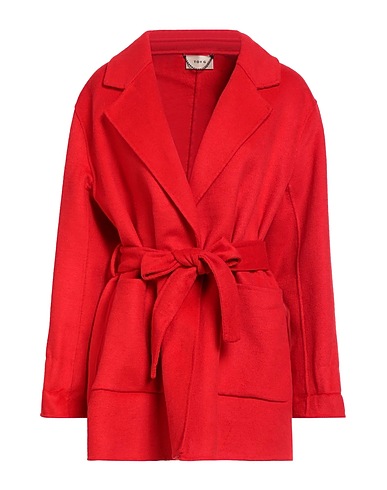 TOY G. Coat Red 50% Wool, 50% Polyester
