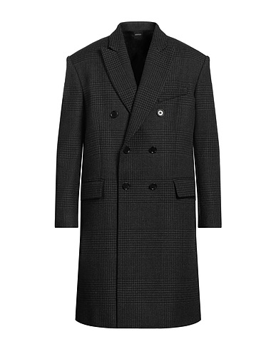 ASPESI Coat Charcoal 100% Virgin Wool