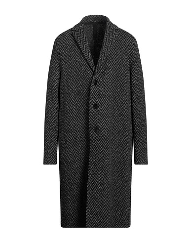 HARRIS WHARF LONDON Coat Charcoal 100% Virgin Wool