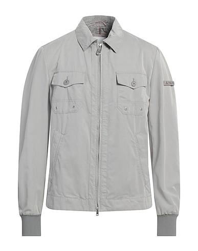 PEUTEREY Jacket Light grey 71% Cotton, 29% Polyamide