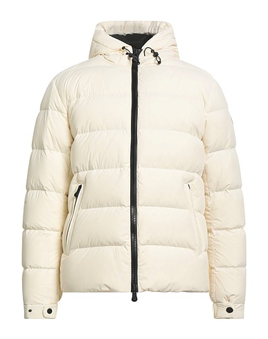 PEOPLE OF SHIBUYA Shell jacket Off white 88% Polyamide, 12% Elastane