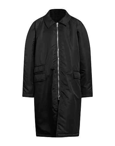 OFFICINE GÉNÉRALE Coat Black 100% Polyamide