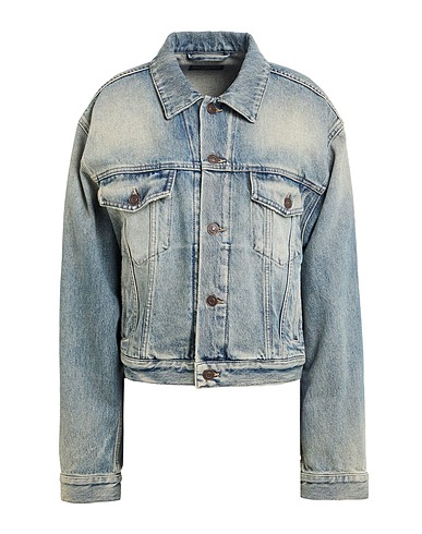 BALENCIAGA Denim jacket Blue 100% Cotton
