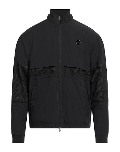 BALR. Jacket Black 88% Polyamide, 12% Elastane