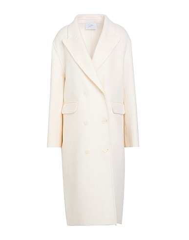 SOALLURE Coat Ivory 100% Wool