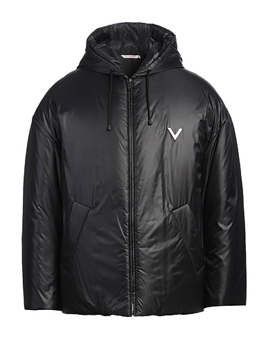 VALENTINO GARAVANI Shell  jacket Black 100% Polyamide