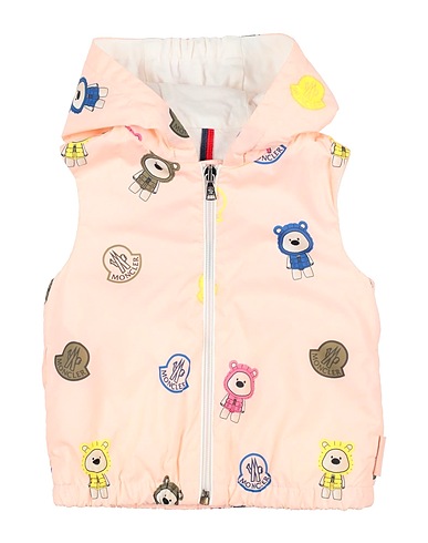 MONCLER Gilet Light pink 100% Polyamide