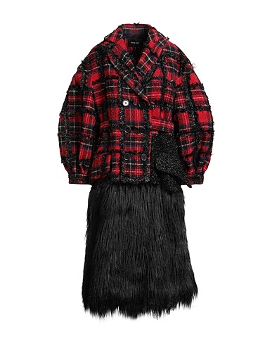 SIMONE ROCHA Coat Red 37% Synthetic fibers, 34% Acrylic, 18% Wool, 11% Alpaca wool