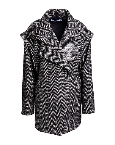 IRO Coat Black 43% Cotton, 23% Acrylic, 18% Polyester, 16% Wool