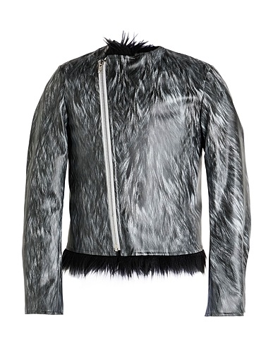 COMME des GARÇONS Double breasted pea coat Black 58% Polyester, 42% Polyurethane, Modacrylic, Acrylic