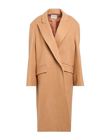 SOUVENIR Coat Camel 52% Acrylic, 42% Polyester, 6% Wool