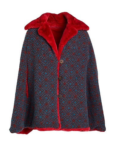 JUSTMINE Cappa Verde petrolio 43% Cotone, 36% Poliestere, 10% Viscosa, 6% Lana, 5% Acrilico