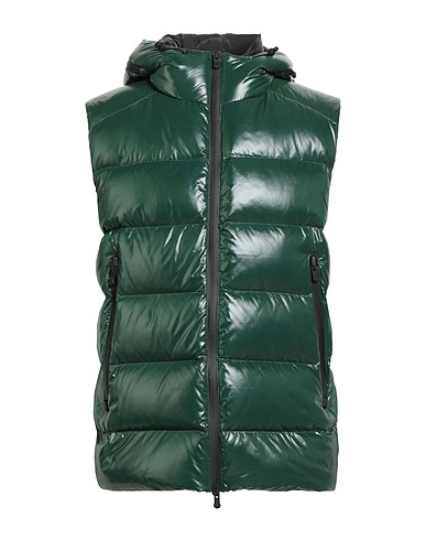 PEOPLE OF SHIBUYA Gilet Dark green 100% Polyamide