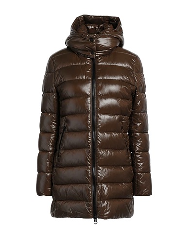 SAVE THE DUCK Piumino Verde militare 100% Nylon riciclato