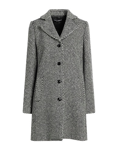 DOLCE&GABBANA Coat Black 100% Virgin Wool