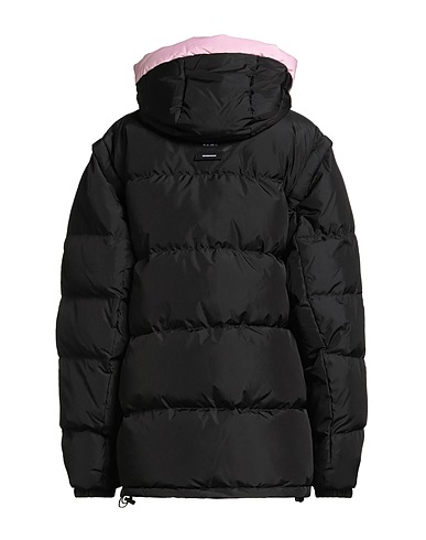 MSGM Piumino Nero 100% Poliestere, Poliammide