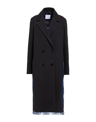 GAëLLE Paris Coat Black 40% Acrylic, 30% Polyester, 22% Wool, 5% Polyamide, 3% Other Fibres