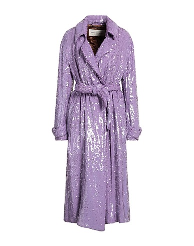 DRIES VAN NOTEN Coat Lilac 100% Polyamide