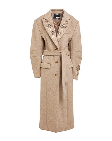 ROTATE BIRGER CHRISTENSEN Coat Beige 75% Recycled wool, 15% Recycled polyester, 10% Other Fibres