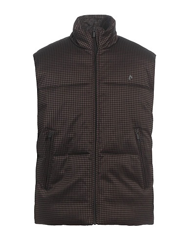 ELVINE Gilet Dark brown 100% Polyester