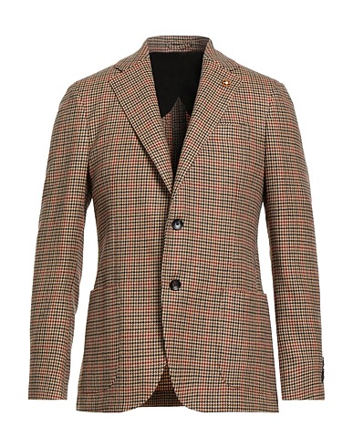 LARDINI Blazer Sand 92% Virgin Wool, 8% Cashmere
