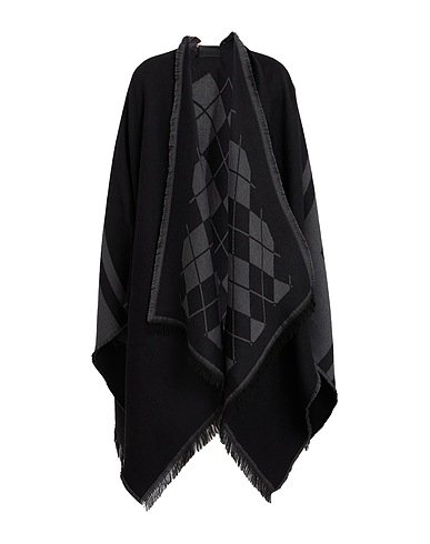 W LES FEMMES by BABYLON Cloak Black 40% Wool, 40% Acrylic, 20% Viscose