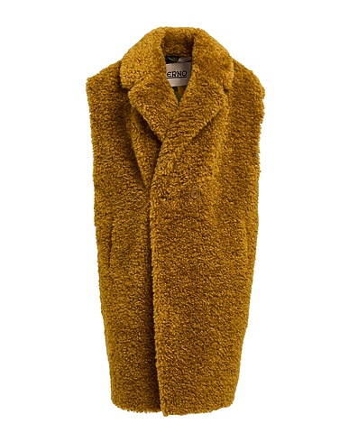 HERNO Kunstpelz Khaki 100% Polyester, Baumwolle
