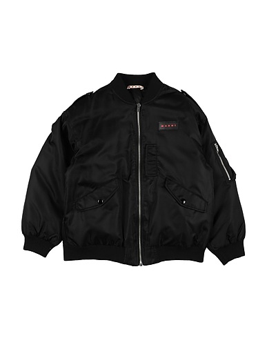 MARNI Jacket Black 100% Nylon, Polyester, Elastane