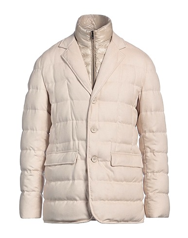 HERNO Shell  jacket Beige 51% Silk, 49% Cashmere, Polyester
