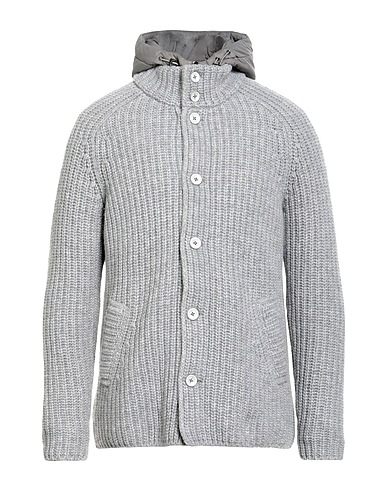 HERNO Jacket Grey 100% Wool, Polyamide, Polyurethane