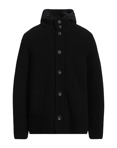 HERNO Jacket Black 100% Wool, Polyamide, Polyurethane