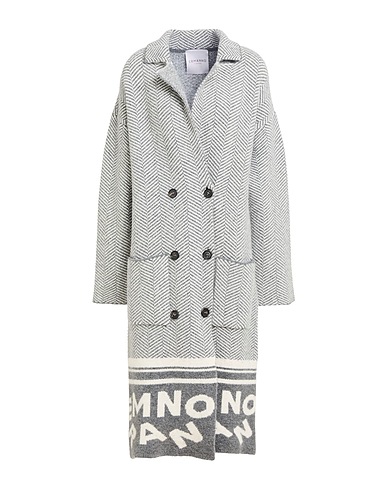 ERMANNO FIRENZE Cappotto Grigio 50% Acrilico, 29% Poliammide, 19% Lana Vergine, 2% Elastan
