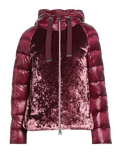 HERNO Shell jacket Garnet 90% Polyester, 10% Elastane, Polyamide, Cotton, Acetate