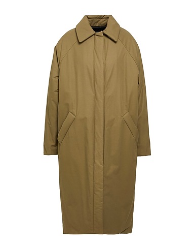 KASSL EDITIONS Coat Military green 64% Cotton, 36% Nylon