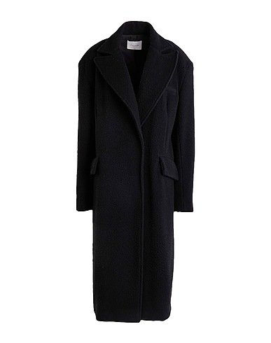 SOUVENIR Coat Black 80% Wool, 20% Polyamide