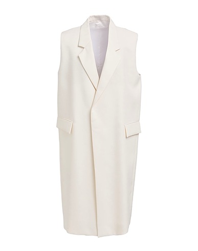 TOTEME Full-length jacket Ivory 78% Viscose, 22% Polyester