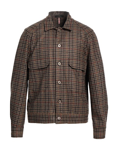 SANTANIELLO Jacket Khaki 100% Wool