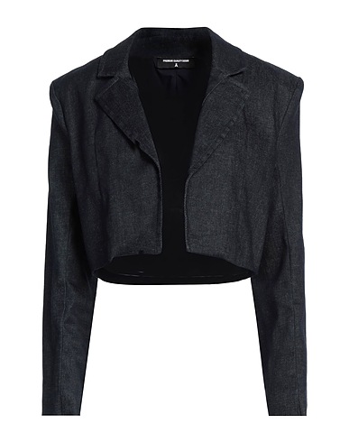 PATRIZIA PEPE Denim jacket Blue 90% Cotton, 5% Polyester, 5% Elastane