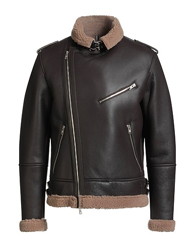 DFOUR Teddy Coat Chocolate brown 100% Shearling