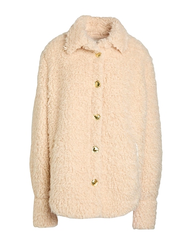 DARKPARK Kunstpelz Elfenbein 100% Polyester, Wolle, Elastan