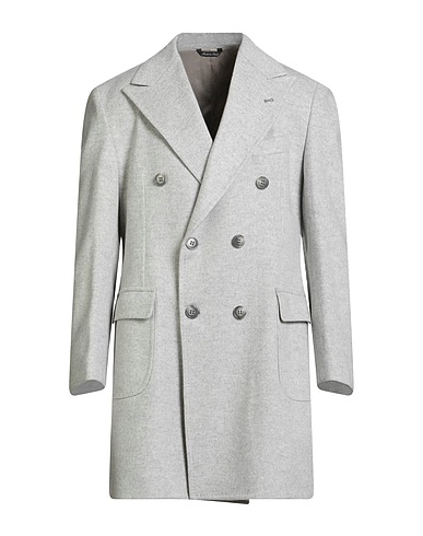 BRIAN DALES Cappotto Grigio chiaro 90% Lana, 10% Poliammide