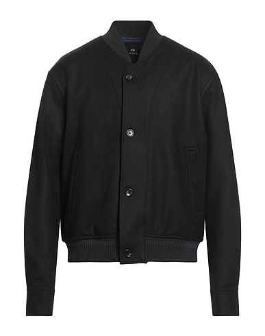 PS PAUL SMITH Bomber Black 67% Wool, 26% Polyamide, 7% Cashmere
