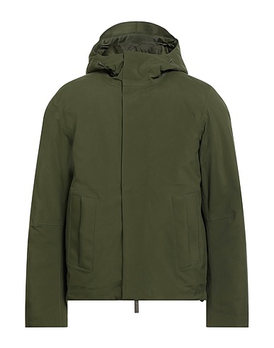 K-WAY Giubbotto Verde militare 76% Poliestere, 24% Poliuretano termoplastico