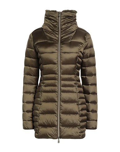 SAVE THE DUCK Shell jacket Military green 100% Nylon