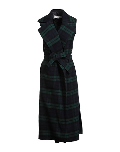SHIRTAPORTER Cappotto Blu navy 37% Poliestere, 28% Cotone, 22% Lana Vergine, 13% Viscosa