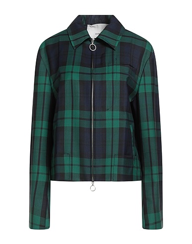 SETCHU Jacket Dark green 100% Virgin Wool