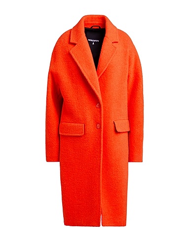 PATRIZIA PEPE Coat Orange 80% Wool, 20% Polyamide
